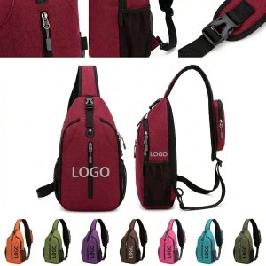 Reversible All-Day Adventure Sling Backpack with Hidden Earphone Port