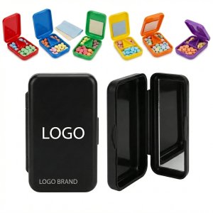 Versatile Mirror Pill & Contact Lens Case