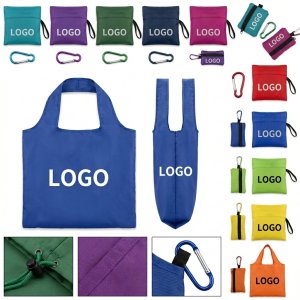 Polyester Belt Loop Tote Bag - Collapsible & Reusable