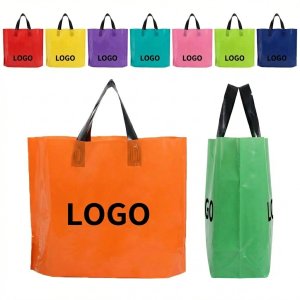 Premium Soft-Loop Handle Plastic Shopping Bags for Boutique & Retail
