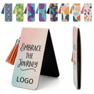 Tassel-Tipped Magnetic Folding Bookmark Set