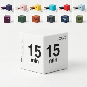 Durable Multi-Function Cube Timer with Silent Mode Option