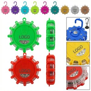 12-Pack Multi-Color LED Safety Warning Lights and Roadside Emergency Beacon Kit